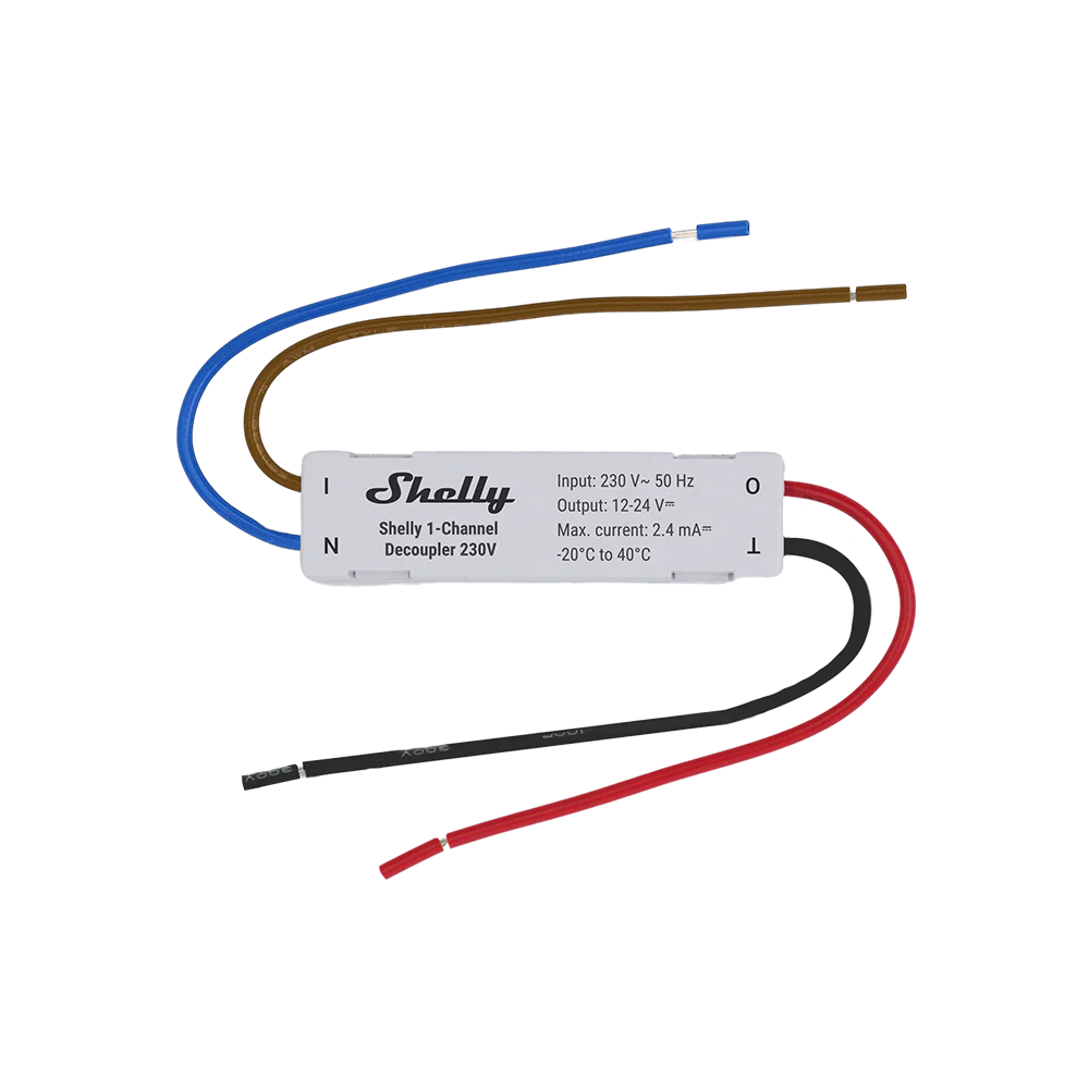 Shelly 1-Channel Decoupler 230V - Image 3