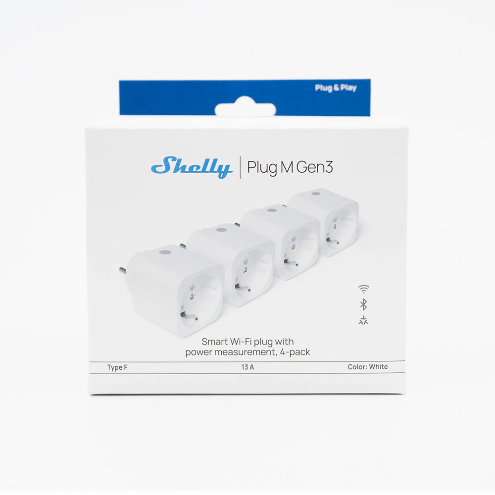 Shelly Plug M Gen3 White 4-pack - Image 4