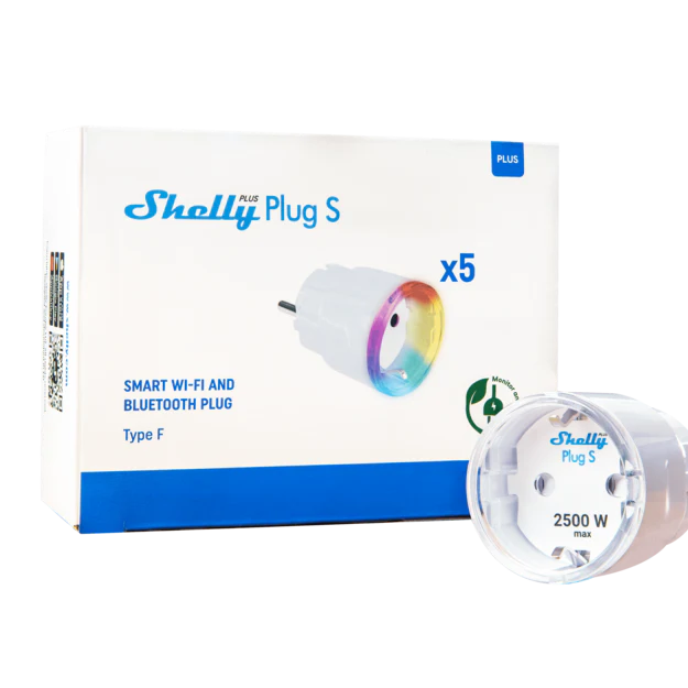 Shelly Plus Plug S White x5 - Image 3