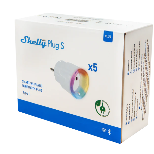 Shelly Plus Plug S White x5 - Image 4