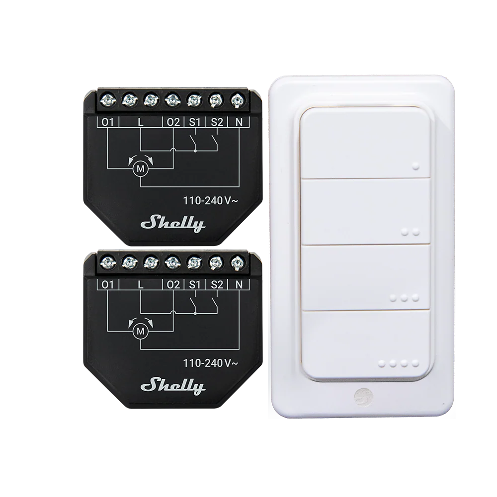 Shelly Shutter x2 + BLU RC Button 4 Pack - Image 2