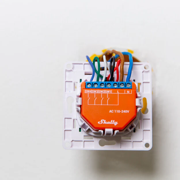 Shelly Wall switch 4 + Shelly Plus i4 White - Image 2