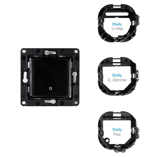 Shelly Wall Switch with 1 Button Black - Image 2
